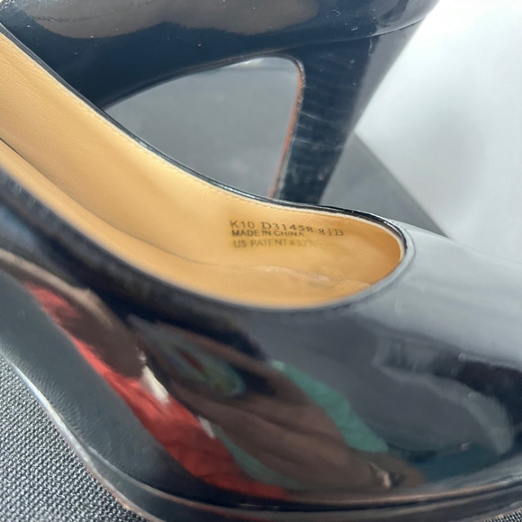 Cole Haan Nike Air Patent Leather Black Pumps Size 8.5 - Picture 14 of 14